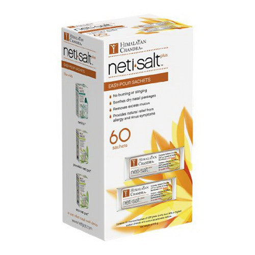 Himalayan Sinus Rinse Neti Salt Refill Sachets, 60 sachets